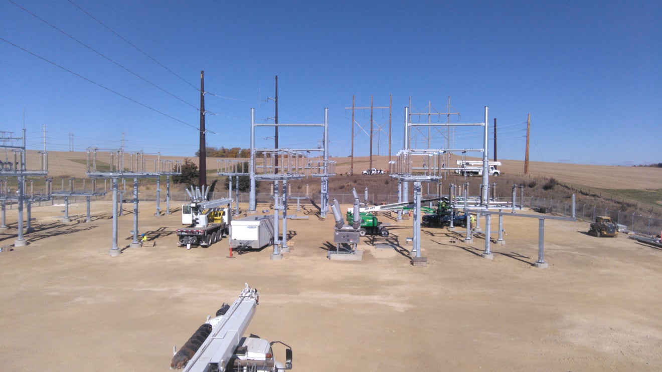 Substation construction