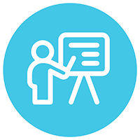 education training and info icon