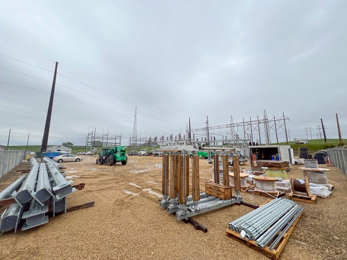 Substation construction