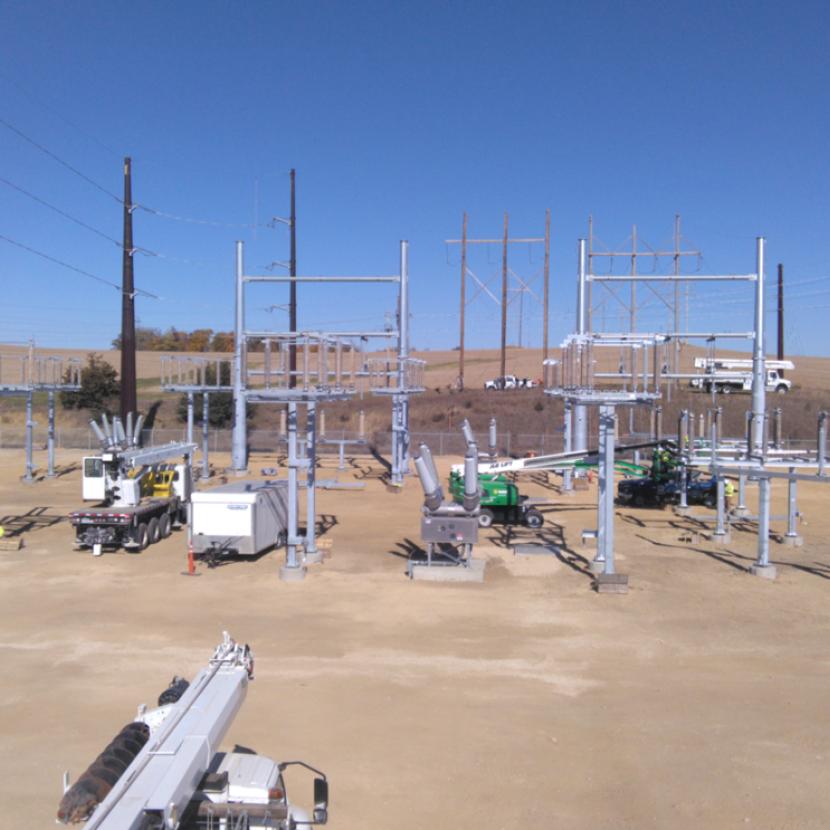 Substation construction